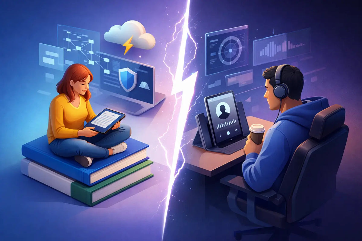 eBook vs Audiobook Learning for Cybersecurity