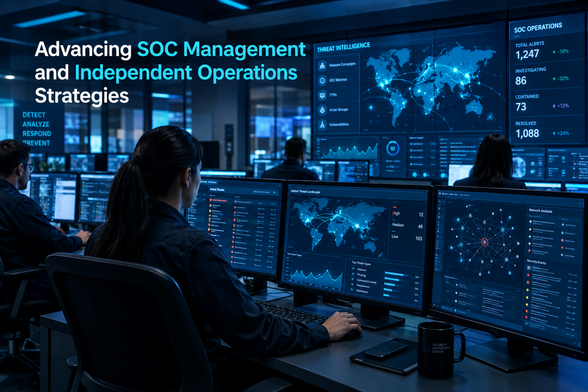 Advancing SOC Management and Independent Operations Strategies
