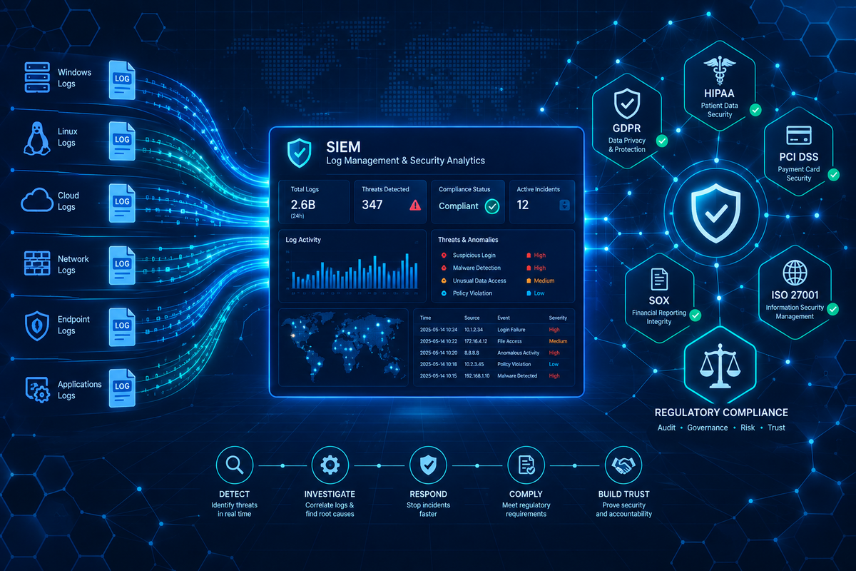 Aligning SIEM Log Management with Complex Regulatory Compliance Standards