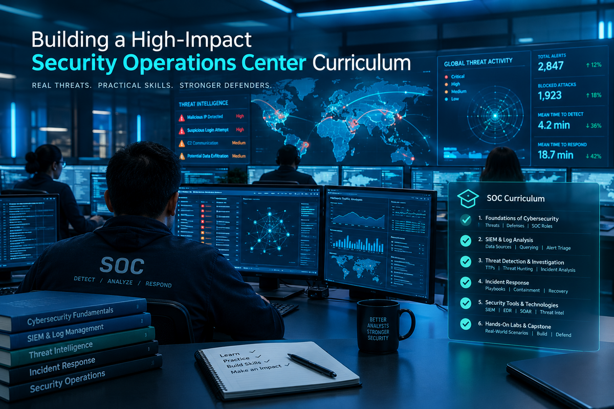 Building a High-Impact Security Operations Center Curriculum