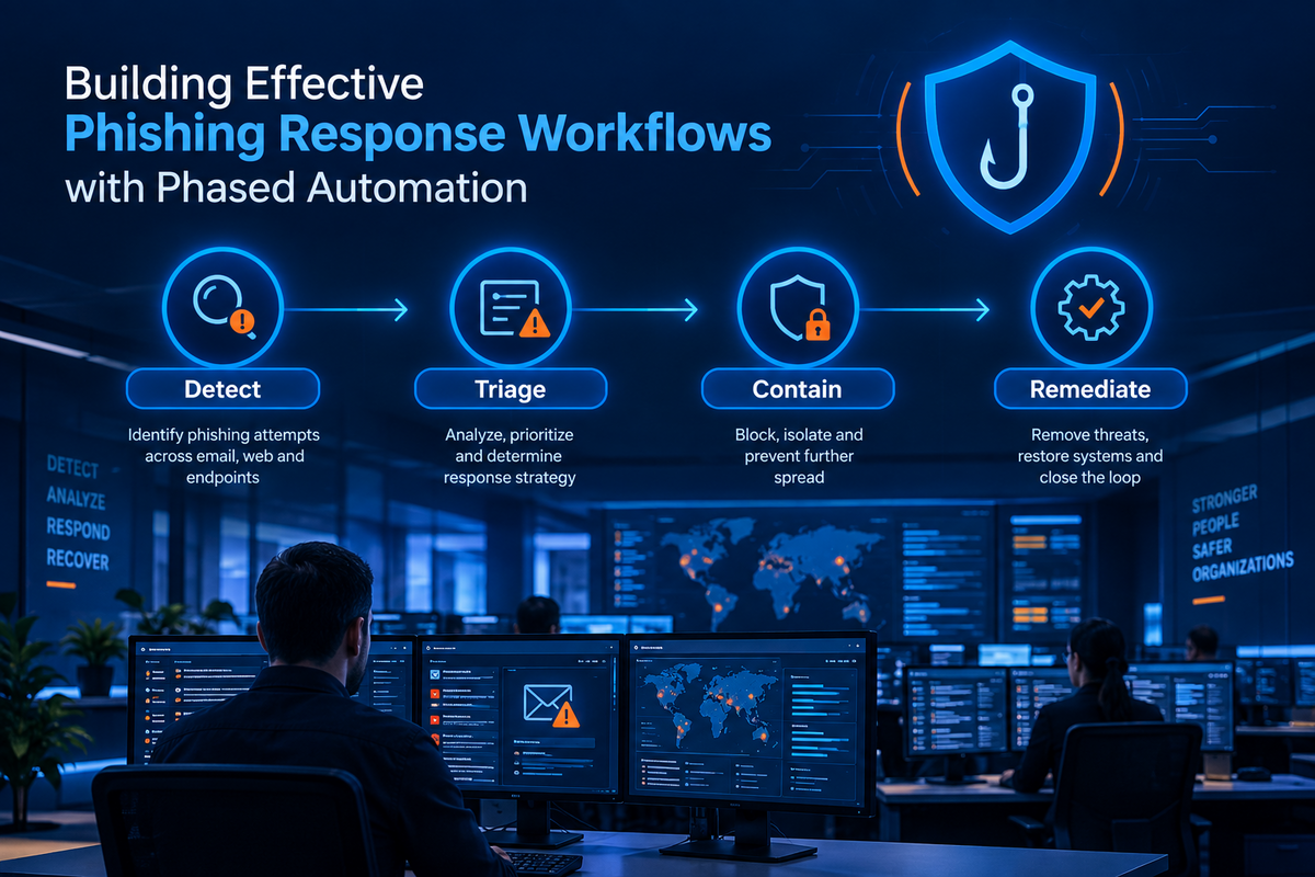 Building Effective Phishing Response Workflows with Phased Automation