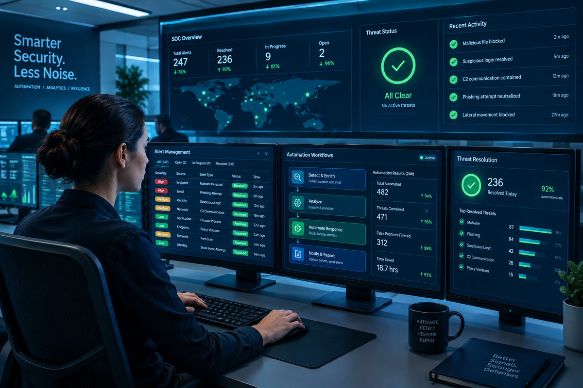 Combatting SOC Alert Fatigue with Sustainable Automation Frameworks