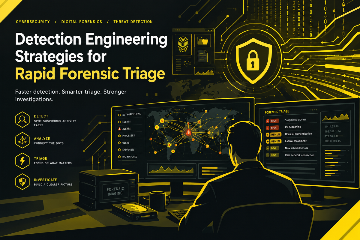 Detection Engineering Strategies for Rapid Forensic Triage