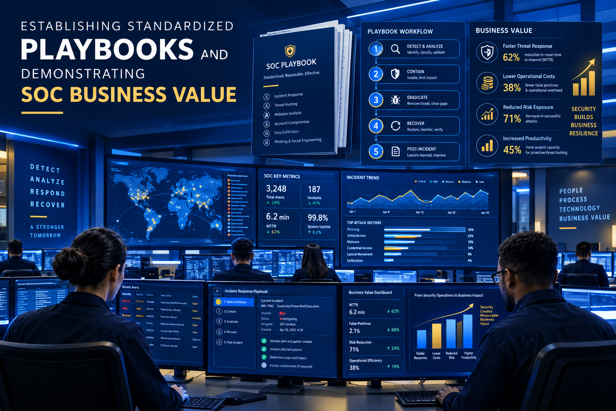 Establishing Standardized Playbooks and Demonstrating SOC Business Value