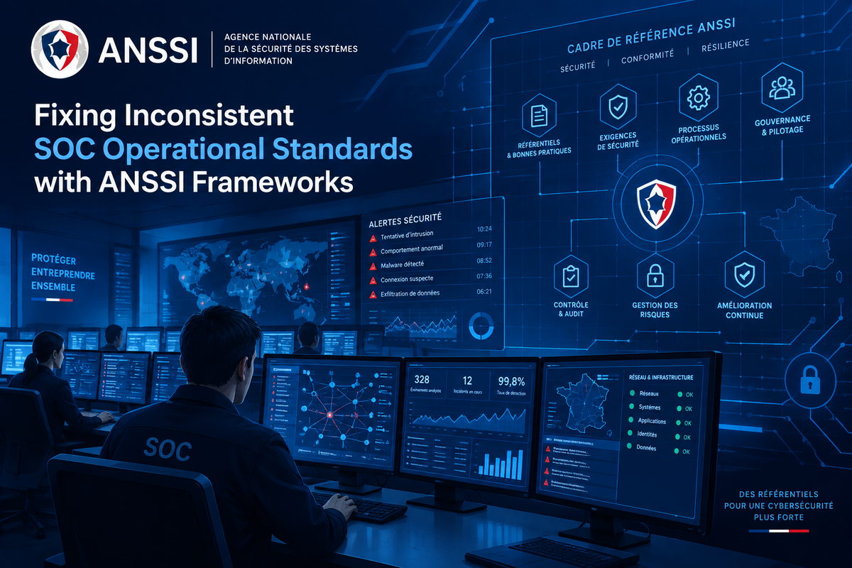 Fixing Inconsistent SOC Operational Standards with ANSSI Frameworks