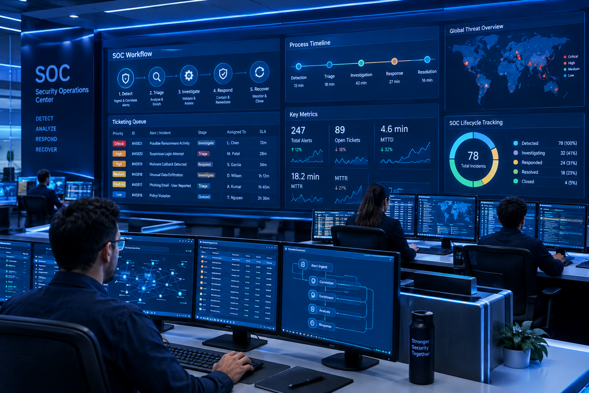 Fixing the Lack of Structured Tracking for SOC Processes