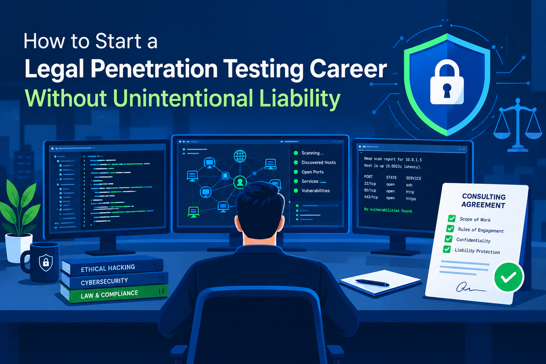 How to Start a Legal Penetration Testing Career Without Unintentional Liability