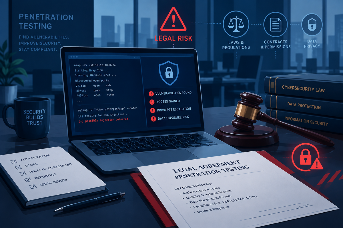 Legal Risks of Workplace Penetration Testing