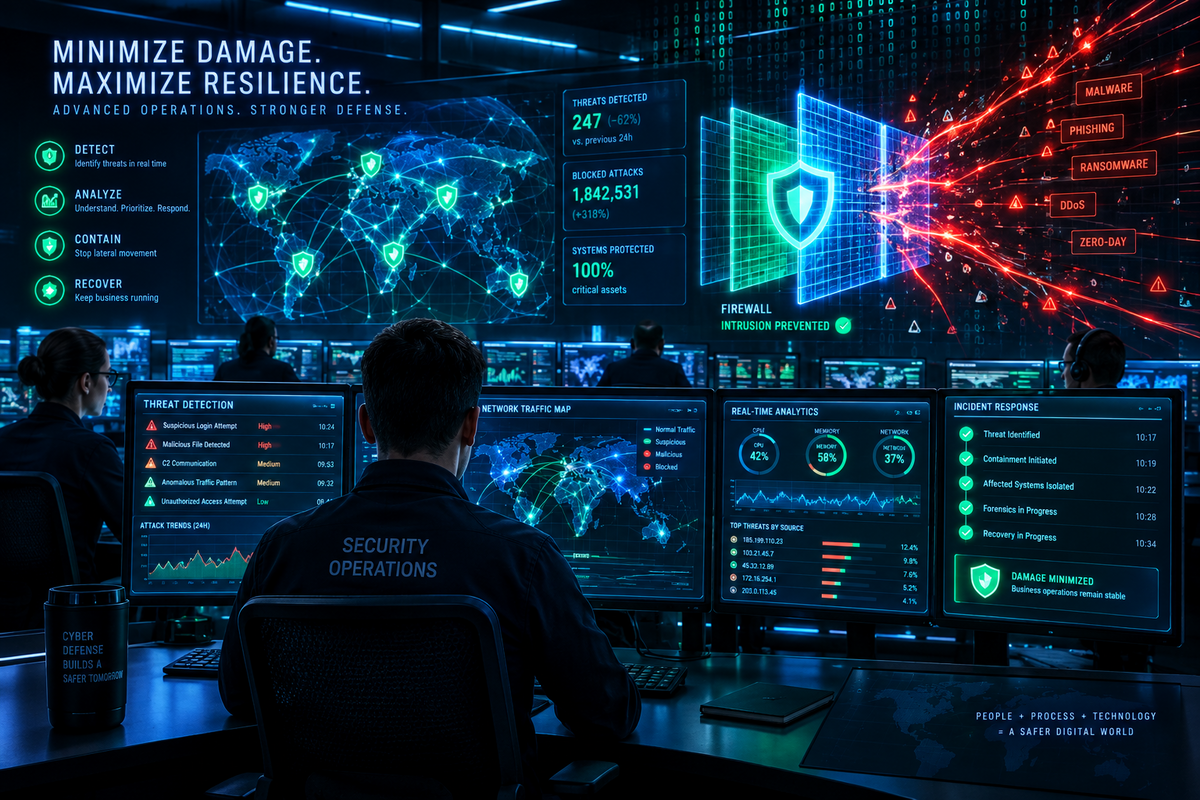 Minimizing Cyber Attack Damage Through Advanced Operations