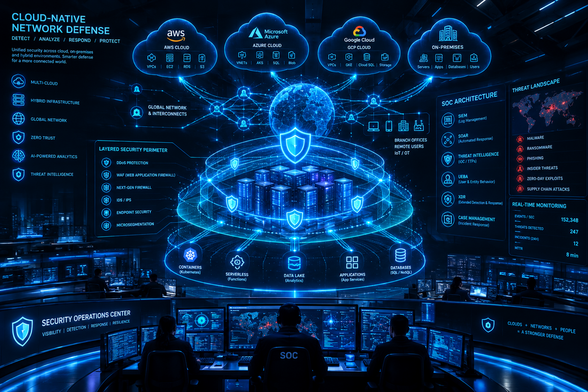 Modern Enterprise Network Defense: Aligning SOC Architecture with Cloud Topologies