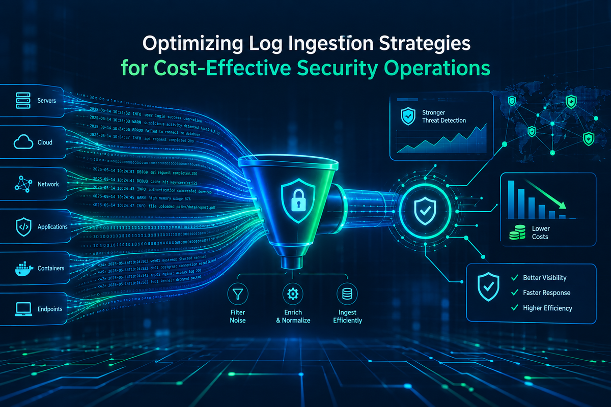 Optimizing Log Ingestion Strategies for Cost-Effective Security Operations