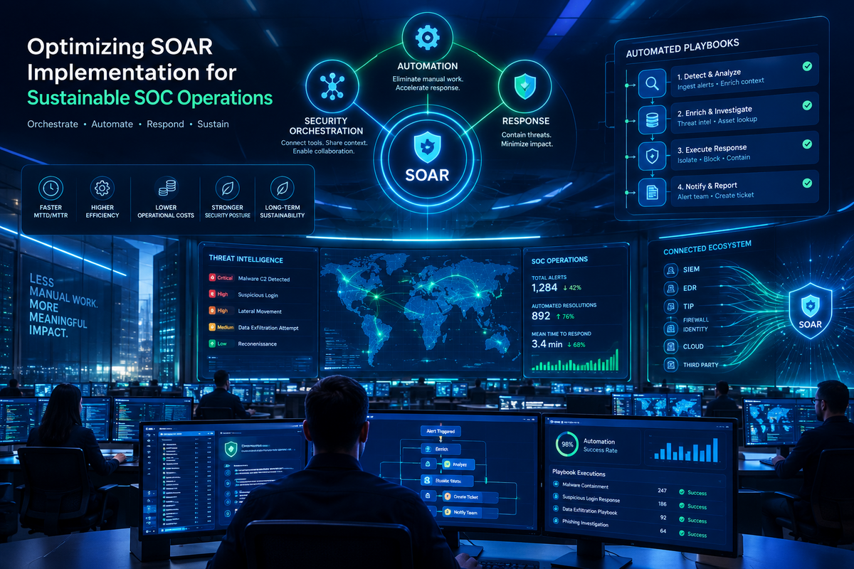 Optimizing SOAR Implementation for Sustainable SOC Operations