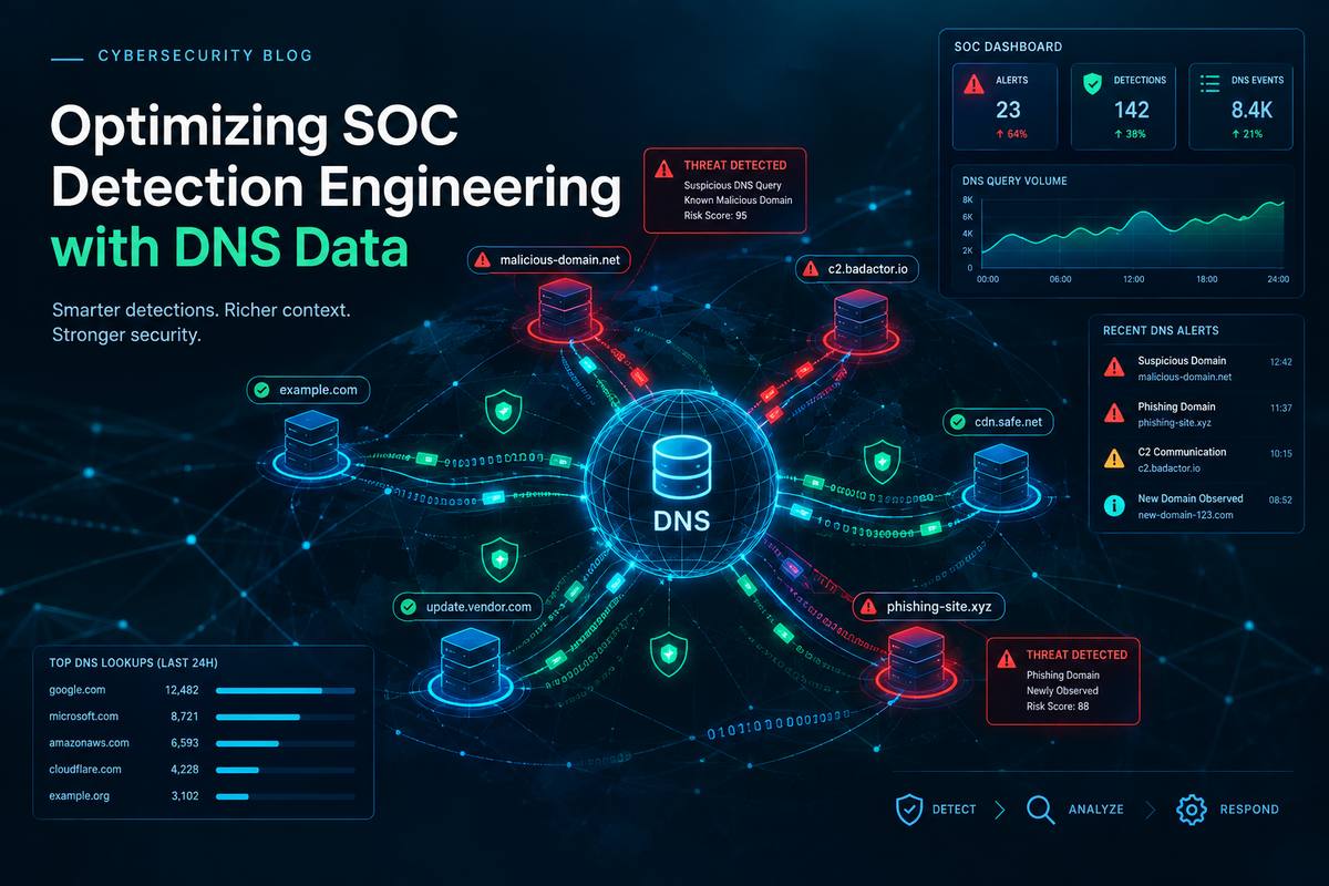 Optimizing SOC Detection Engineering with DNS Data