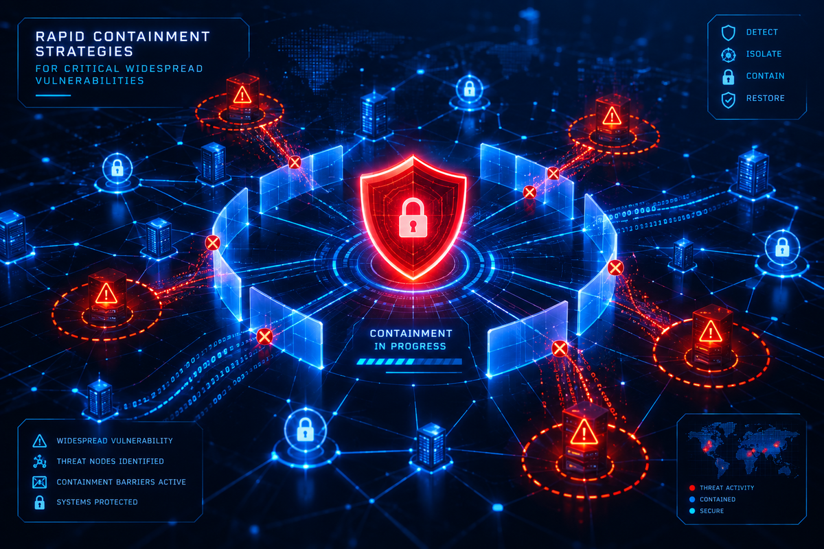 Rapid Containment Strategies for Critical Widespread Vulnerabilities