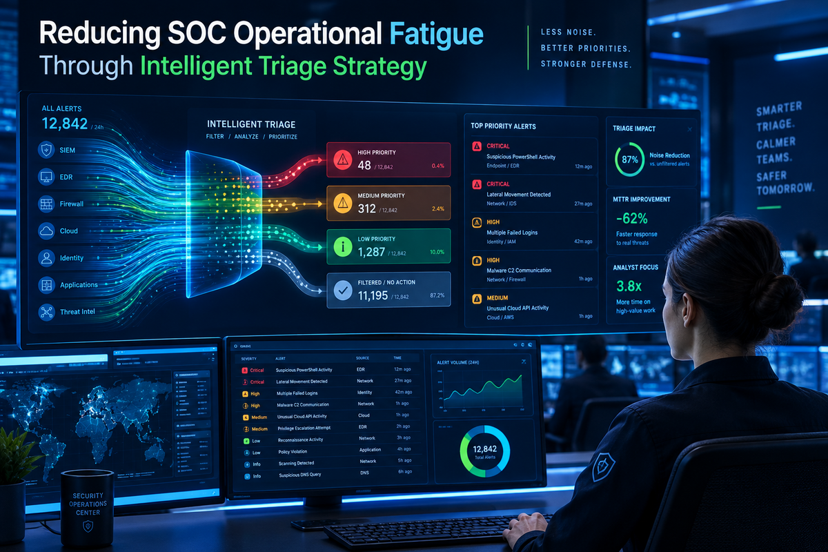 Reducing SOC Operational Fatigue Through Intelligent Triage Strategy