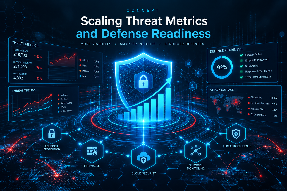 Scaling Threat Metrics and Defense Readiness