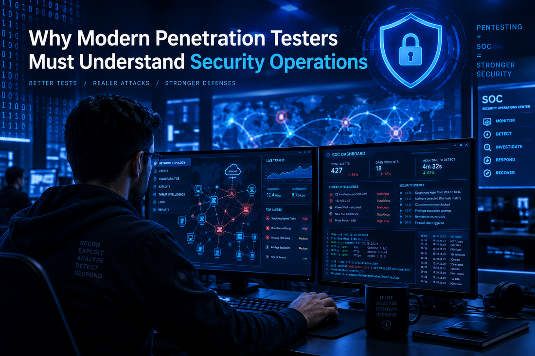Why Modern Penetration Testers Must Understand Security Operations