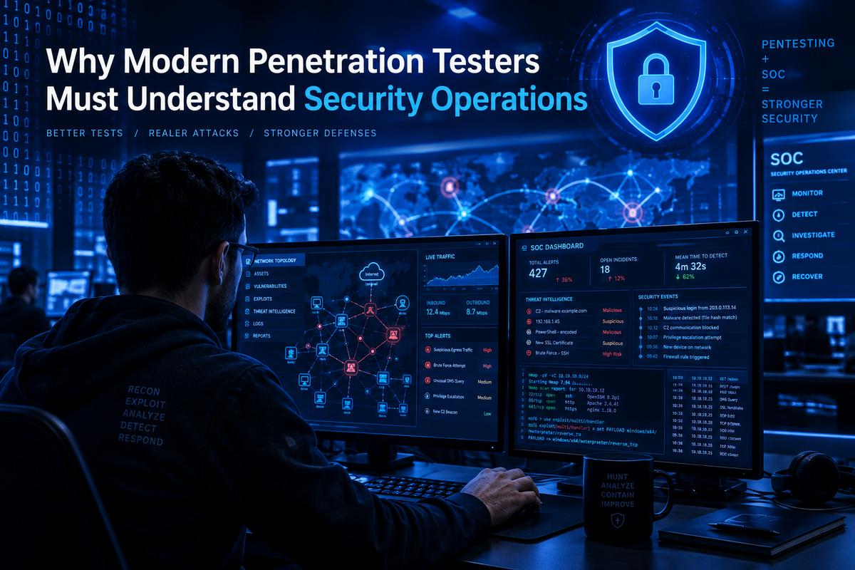 Why Modern Penetration Testers Must Understand Security Operations