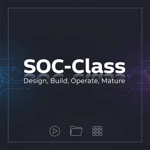 SOC-Class with play/folder/grid icons